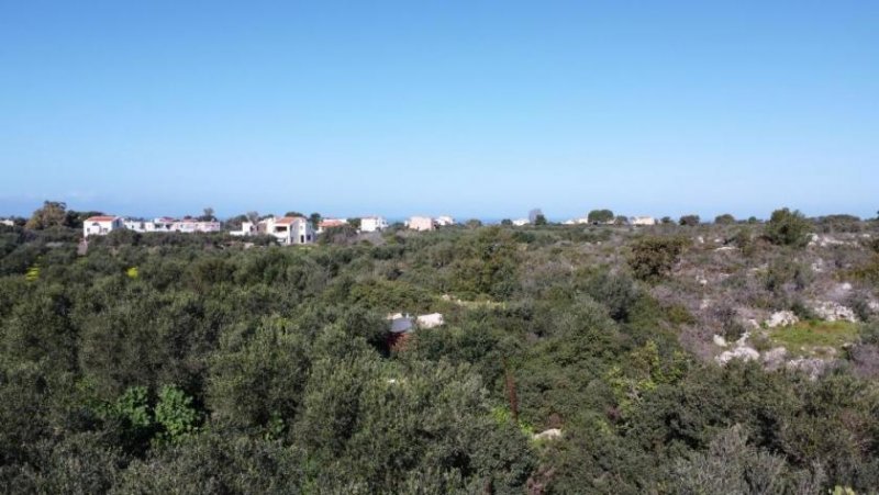 Kampani Kreta, Kampani: Ruhiges Grundstück in Akrotiri mit Bergblick zu verkaufen Grundstück kaufen